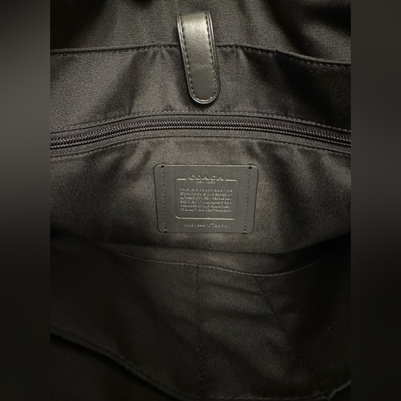 COACH BECKETT STRUCTURED BRIEFCASE WITH HERRINGBONE PRINT (F72990) - Picture 5 of 12